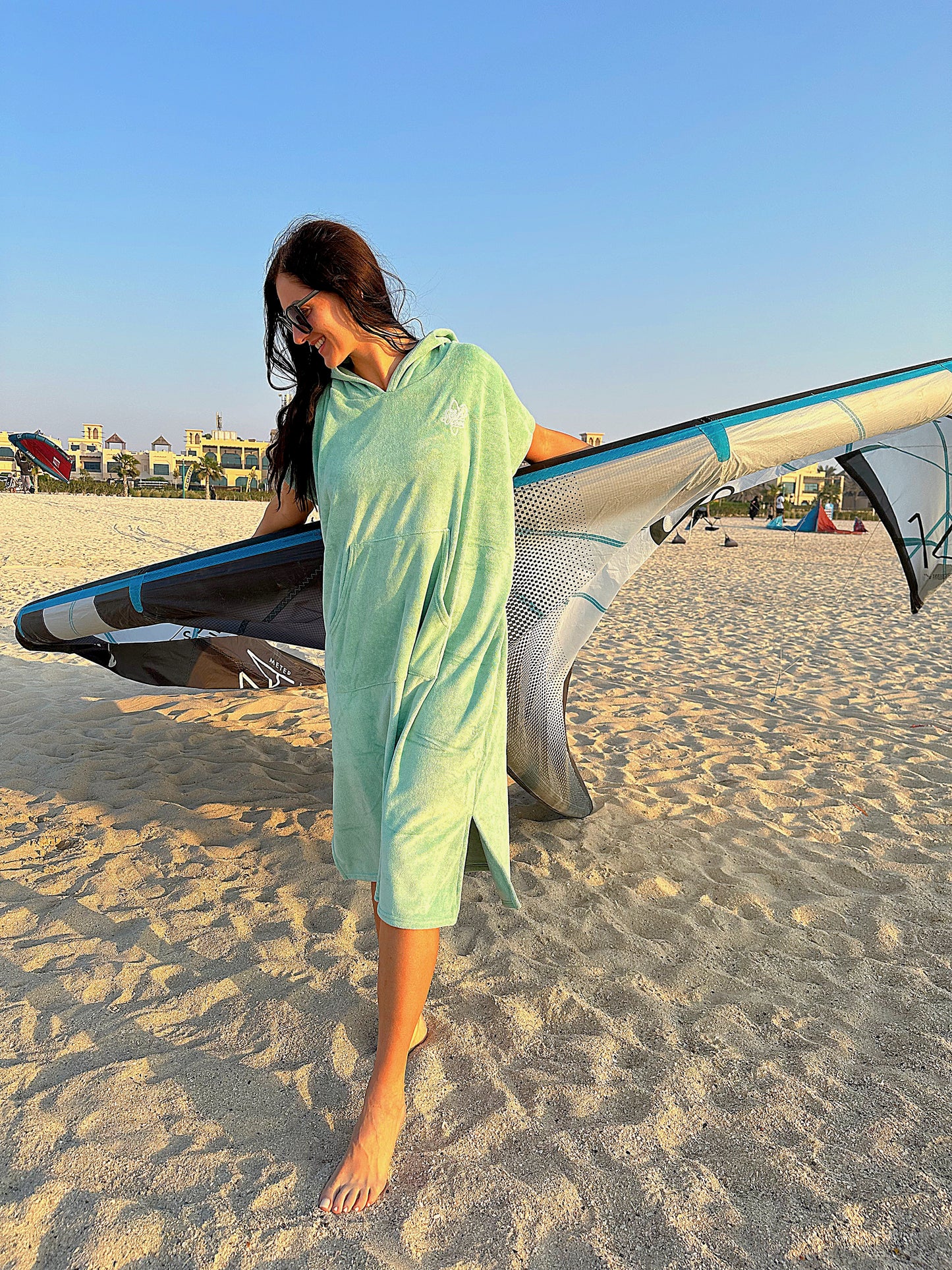 Surfvibes  Poncho Green Mint