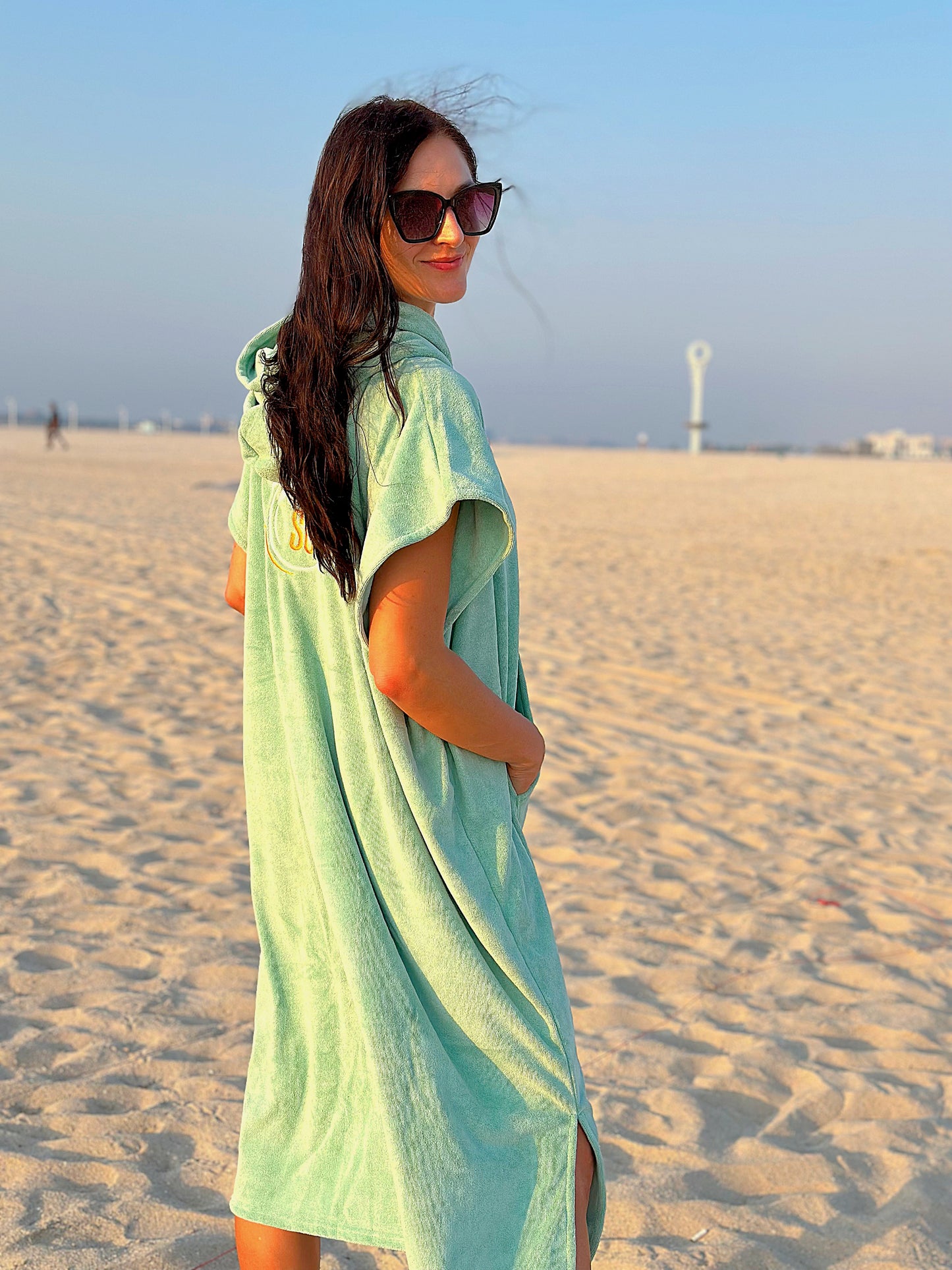 Surfvibes  Poncho Green Mint