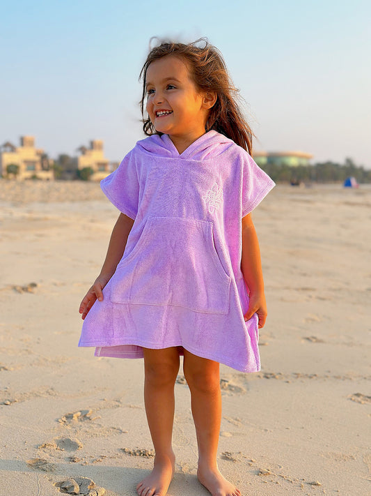 Surfvibes Poncho Kids Lila