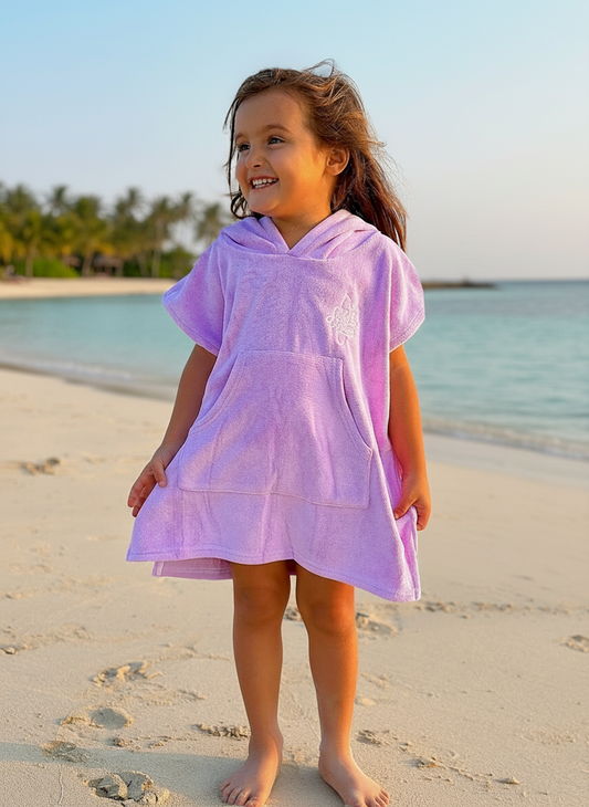 Surfvibes Poncho Kids Lila