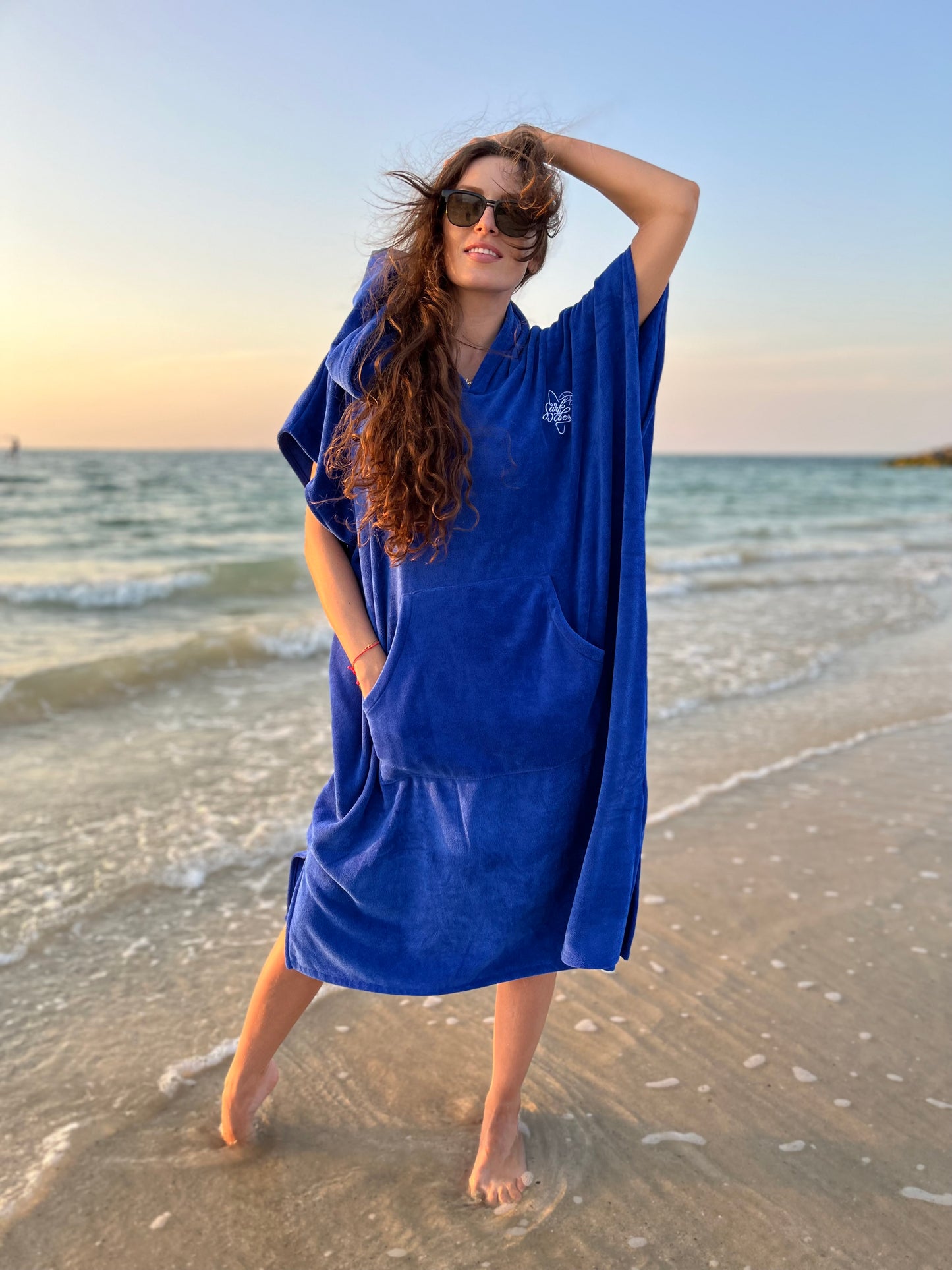 Surfvibes Poncho Blue