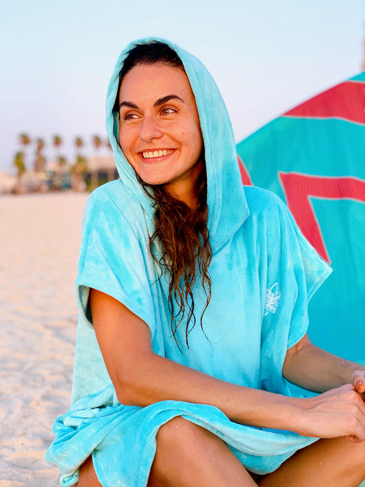 Surfvibes  Poncho Turquoise